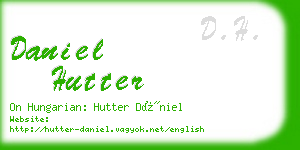 daniel hutter business card